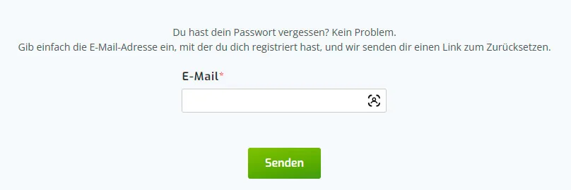 Passwort zurücksetzen lapalingo casino